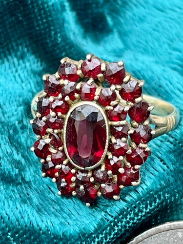 Antiker granat ring - antiker, gr.