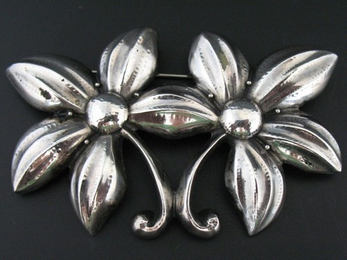 Brosche silber 800 karl - 800, karst