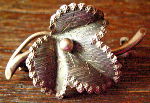 Jugendstil brosche efeu - jugendstil,