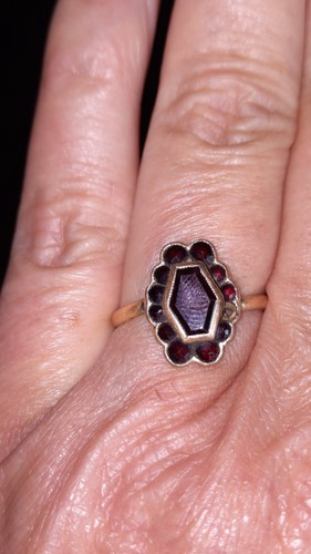 Ring antik vergoldet 1 - antik,,