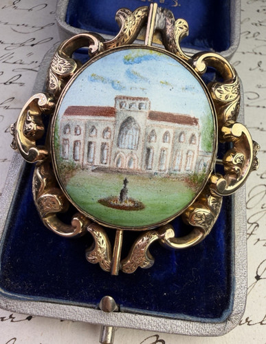 Brosche 1830 375 gold - 375,