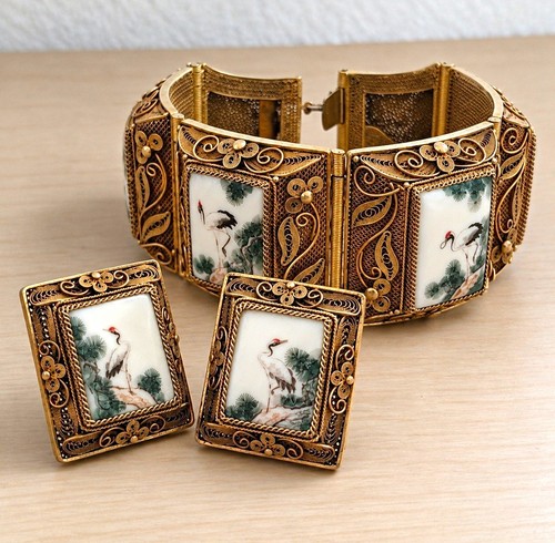 Antikes china schmuckset - china,