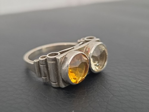 Art deco ring min 800 - art, silber