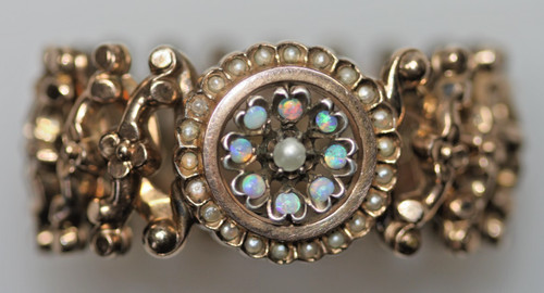 Antikes scherenarmband gold - antikes,
