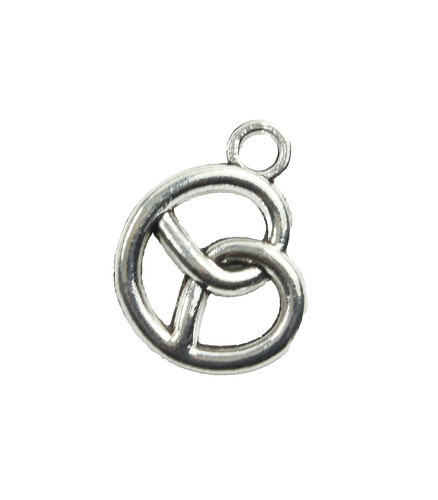 Anhänger brezel antik - 8x,