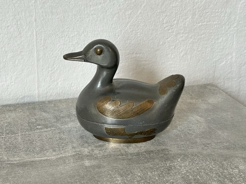 Vintage schmuck schatulle ente - schmuck,