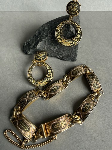 Antik damaszener schmuck - damaszener, set