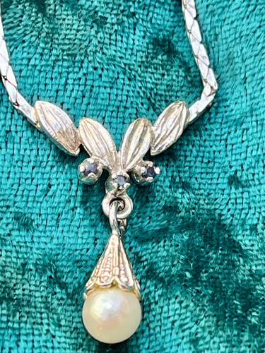 Vintage collier silber 835er - vintage-collier,