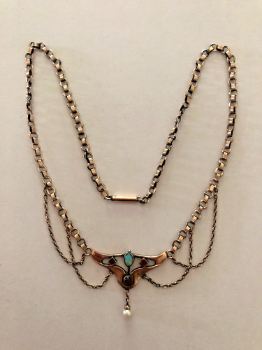 Jugendstil collier double - jugendstil,