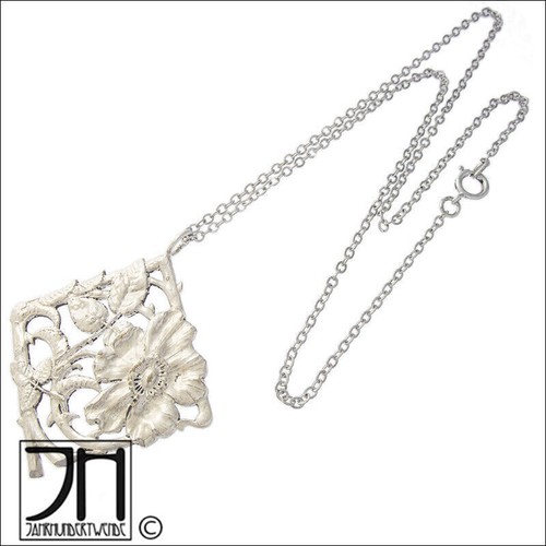 Jugendstil anhänger blumen - jugendstil,