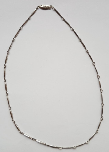 Viktorianische silber kette - silber,