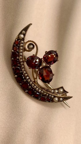 Antik granatschmuck granat - antik,