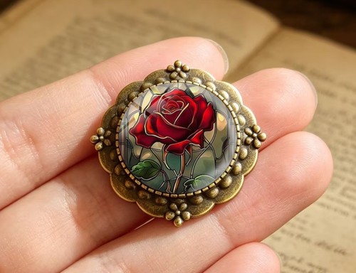 Wunderschöne vintage brosche - vintage,