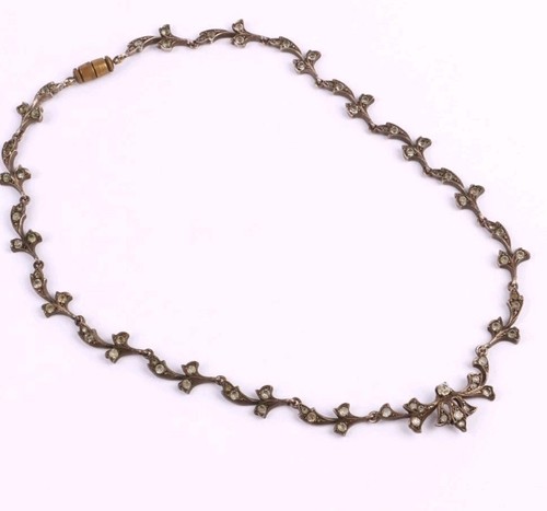 Historisches silber collier - silber,