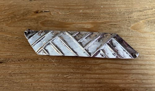 Silber 800 brosche - silber,