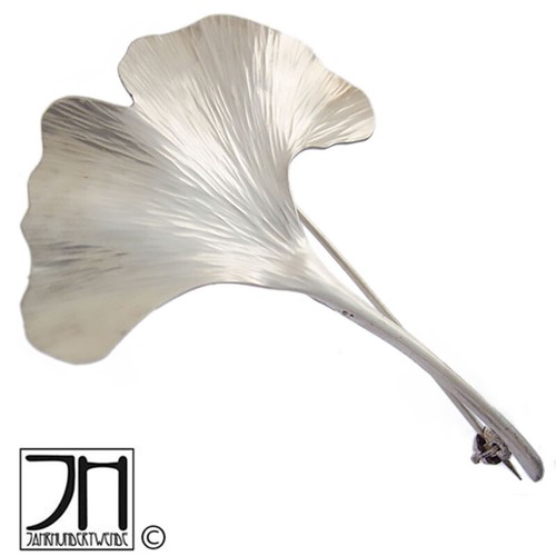 Art deco 800 silber - deco, ginkgo