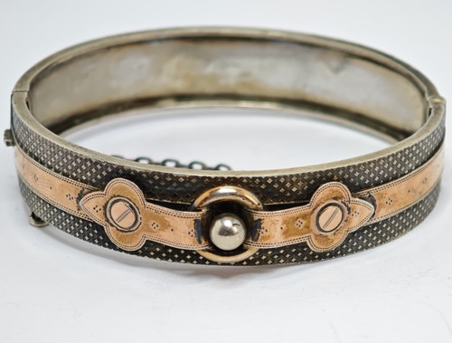 800 silber armreif - antik, fein