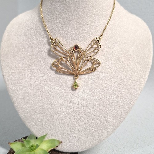 Jugendstil granat peridot - jugendstil,